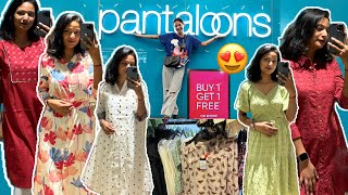 HUGE PANTALOONS Haul 50 Discounts Summer End Sale  Everything Under ₹999  SONIKA CHOUDHARY [upl. by Nehtanoj]