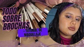 TODO SOBRE BROCHAS  Tutorial de Maquillaje [upl. by Heda]