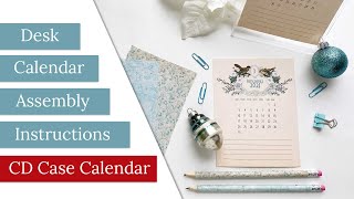 2021 Calendar Freebie Printable plus Assembly Instructions [upl. by Joseph]