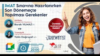 IMAT Sınavına Hazırlanırken Son Dönemeçte Yapılması Gerekenler [upl. by Hayashi114]