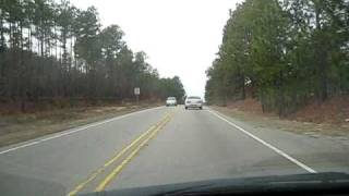 NC Highway 211 Westbound between Pinehurst and West End January 2011 [upl. by Welton]