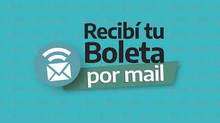 ▶️ Recibí tu Boleta por Mail y pagá menos [upl. by Nnaillij]