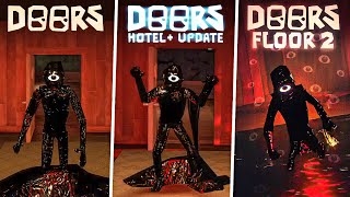 OLD vs NEW SEEK Chase  FLOOR 2 HOTEL CLASSIC  DOORS Floor 2 Update The Mines [upl. by Moraj315]