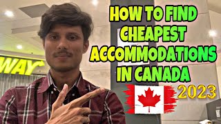 How To Find Cheapest Accommodations In Canada 🇨🇦  Best 9 ways  International Student 2023 🏡 [upl. by Giltzow]