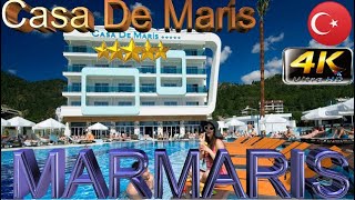 4K MARMARIS CASA DE MARES 2024 S HOTEL ЛИЧНОЕ МНЕНИЕ GOOD BEACH RESORT MUGLA TURKEY [upl. by Ennoid]