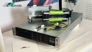 GPU Install in a HP DL380p Gen8  NVIDIA TESLA P100  HPC Server Solutions  CTOservers [upl. by Adelaide]