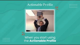 When you start using the Actionable Profile [upl. by Kinney]