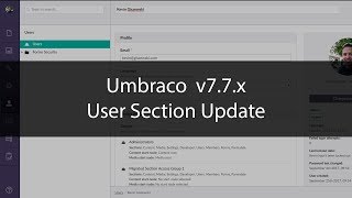 Users Section Update Umbraco 77x [upl. by Judah]