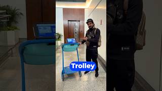 Airport లో దీన్ని Try చేయండి  Smart Trolley In Hyderabad Airport  Prasadtechintelugu [upl. by Cappello]