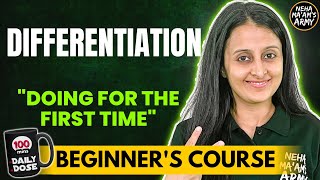 DIFFERENTIATION  BEGINNERS COURSE JEE 2024 FULL PREPARATION FROM BASICS  MATHEMATICALLY INCLINED [upl. by Idaf917]