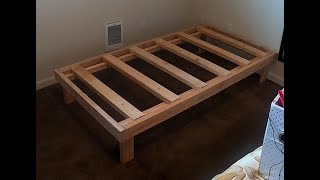 DIY 2x4 Twin Bed Frame [upl. by Tdnarb]