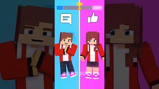 Singing Challenge quot웨이백홈quot Boys VS Girls  Funny Animation minecraft minecraftgameplay gaming [upl. by Pelson]