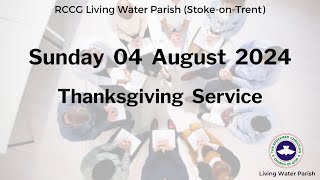 LWP Stoke Thanksgiving Service 04 August 2024 [upl. by Merwyn306]