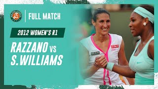 Razzano vs Williams 2012 Womens round 1 Full Match  RolandGarros [upl. by Grim]