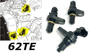 How to Replace 62TE Transmission Sensors Town amp Country Caravan Sebring Avenger Pacifica etc [upl. by Yer]