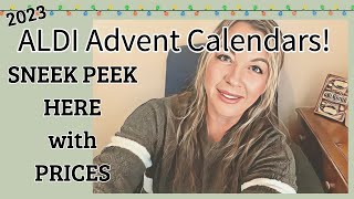 2023 ALDI Advent Calendars amp Prices SNEEK PEEK  In Stores November 1st [upl. by Bayard770]