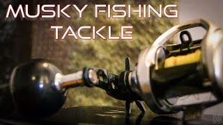 Musky Fishing Tackle  Rods Reels Leaders Baits Fly Fishing Tools  LINKS PROVIDED [upl. by Kristel]