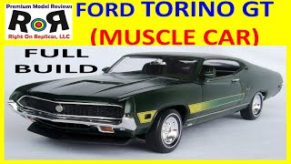 1970 Ford Torino GT 125 Scale Revell Model Kit 854099 Model Kit Full Build [upl. by Adnalor952]