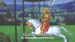 Dufay 15th c He compaignons resvelons nous [upl. by Tsan]