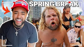 CRASHING MIAMI SPRING BREAK PARTIES FOR 24 HOURS INSANE [upl. by Neelac724]