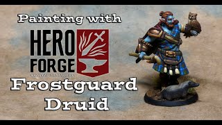 Painting with Heroforge 17  Frostguard Firbolg Druid  Painting Tartans amp Texture [upl. by Eimarrej877]