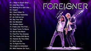 Foreigner Greatest Hits  Complete Greatest Hits Full Album of Foreigner [upl. by Nalro709]