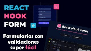 React Hook Form Formularios fáciles en React 😉 [upl. by Deloria]