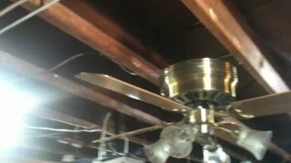 52quot Winnower hugger ceiling fan with large shell [upl. by Onil]