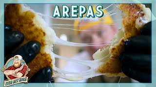 TOSTI UIT COLOMBIA DE AREPA CON QUESO  EtenmetNick  How to [upl. by Hsakaa]