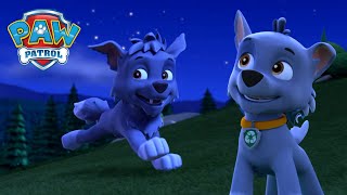 Pups go camping and Rocky has a wild werepuppy dream  PAW Patrol Episode  Cartoons for Kids [upl. by Anatlus836]