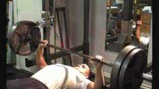 Bench Press 335 Old PR [upl. by Cassandry228]