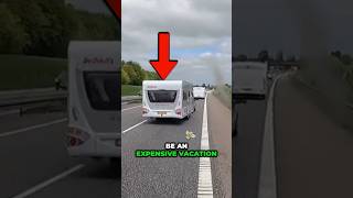 Late For Summer Vacation CARAVAN HITS CAR 😂 dashcam caravan roadfails [upl. by Eeliab]