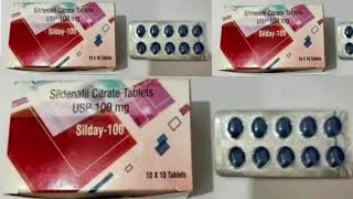 Silday 100 Tablets Sildenafil Citrate Tablets USP 100mg [upl. by Kazue]