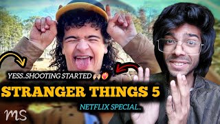 the Latest Update  Shooting Started ⋮ Stranger Things 5  Masood Speaks [upl. by Kinelski549]