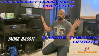 The Budget Audiophile Presents Home Theater Update CRAZY AUDIO [upl. by Adiehsar]