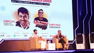 Ashneer Grover in Bangladesh with Ayman Sadiq  Full Video  BasisSoftExpo Startup Conference⚡ [upl. by Krysta977]