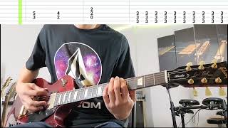 Vampire Social Club  Chicosci Guitar lesson with Tabs Tuning Drop D [upl. by Weinberg]