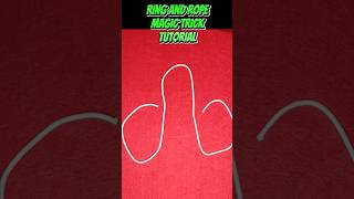 Ring And Rope Magic Trick Tutorial magic tricks viral trending youtubeshorts ytshorts [upl. by Eedebez124]