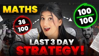 3 Days MATHS STRATEGY to score 98 marks🔥Class 10😎Cheatsheet amp My own Hacks✅ [upl. by Gemma]