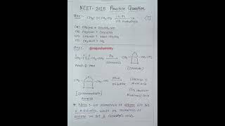 Alkyne ozonolysis organic chemistry question neet jee chemistry majorchemistry notes exam [upl. by Calypso]