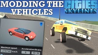 Breaking Cities Skylines by Modding All the Vehicles  Cities Skylines [upl. by Crowns]