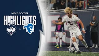 HIGHLIGHTS  UConn Mens Soccer Earns Draw with Seton Hall Saturday [upl. by Plume]