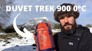 DUVET TREK900 0° DECATHLON [upl. by Mildrid]