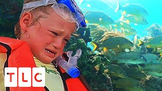 quotI Know There Are Sharksquot How To Help Kids Get Over Their Fear Of Water  OutDaughtered [upl. by Atlee]