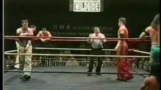 3 GUYS WHO TOTALLY RULE VS SUICIDAL TENDENCIES NWA WILDSIDE PT 1 [upl. by Yendys]