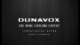 DUNAVOX WINE COOLER INSTALLATION [upl. by Evey]