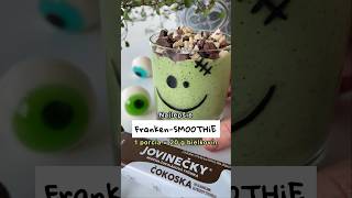 FRANKENSMOOTHIE highprotein super easy easyrecipe recipe halloween foodinspiration [upl. by Nytnerb]