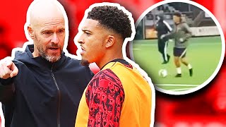 What Really Happened Between Jadon Sancho And Erik Ten Hag [upl. by Nnagrom]