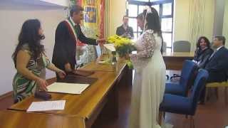 Itália  Bologna  Carlo e Monica Matrimonio Civile [upl. by Anselm]