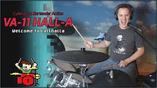 VA11 HALLA  Welcome to Valhalla On Drums  The8BitDrummer [upl. by Nylikcaj937]